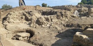 Cupra Marittima, scoperta la soglia di accesso alla piazza forense della Civita