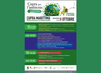 Cupra per l’ambiente festival, appuntamento domenica 8 ottobre. Ecco il programma