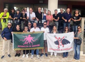 Delegazione di Viareggio a San Benedetto per la “Festa del Patrono”, rafforzato il gemellaggio