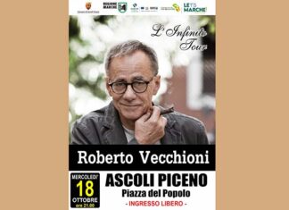 Ascoli Piceno, tutto pronto per il concerto di Roberto Vecchioni in Piazza del Popolo