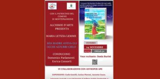 Alchimie d’Arte, ultimo appuntamento dell’anno al Centro Pacetti. Protagonista Maria Letizia Lemme con la sua opera prima