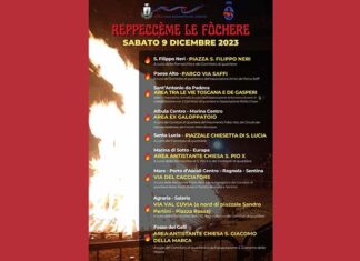 “Reppeccème le fòchere”, il 9 dicembre tornano i falò in varie zone di San Benedetto