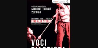 “Voci d’Artista”, il 22 dicembre ultimo appuntamento al CineTeatro San Filippo Neri