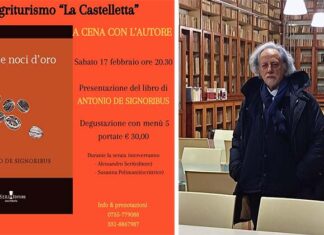 “A cena con l’autore”, Antonio De Signoribus presenta “Le sette noci d’oro” a Cupra Marittima