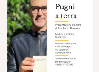 “Pugni a terra”, Pier Paolo Flammini presenta il suo romanzo a Monteprandone