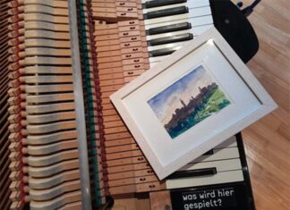 “Note su tela” di Massacci e Cellini, guardare la musica ascoltando gli acquerelli