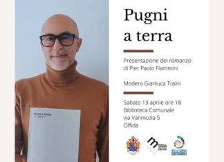 “Pugni a Terra”, presentazione del romanzo di Pier Paolo Flammini alla Biblioteca di Offida