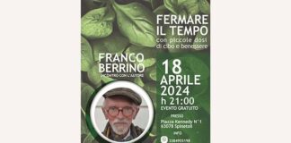 Spinetoli, il 18 aprile incontro con Franco Berrino nella Sala Parrocchiale Don Paolo Rossi