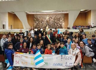 Grottammare, il Consiglio comunale dei Ragazzi da Papa Francesco