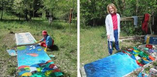 Gli artisti Carlo Iacomucci e Maria Grazia Focanti realizzano un’opera per il Cammino di Sant’Anna