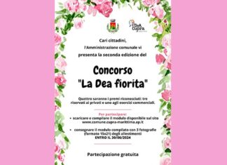Cupra Marittima, torna la seconda edizione del concorso “La Dea fiorita”
