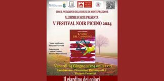 Festival Noir Piceno, Franco Casadidio presenta “Il volo del canarino” a Centobuchi