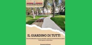 “Il Giardino di tutti”, inaugurazione dell’area verde sabato 22 giugno a San Benedetto
