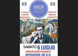 “Chagall: una vita per l’arte”, a Ripatransone un evento dedicato al grande pittore