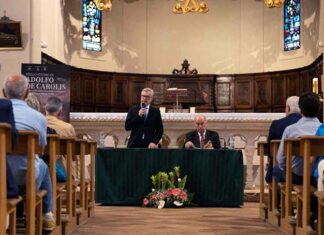 “Nello studio di Adolfo De Carolis”, a Fermo pubblico delle grandi occasioni per l’inaugurazione della mostra