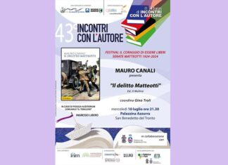 Incontri con l’autore, Mauro Canali presenta alla Palazzina Azzurra il suo libro sul delitto Matteotti