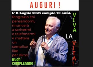 Lido degli Aranci: «Se…ttanta porta tanto, auguri di buon compleanno al grande Nduccio»