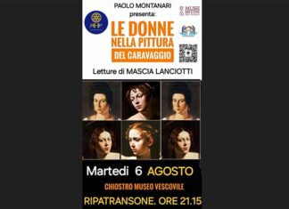 “Le donne nella pittura del Caravaggio”, conferenza il 6 agosto a Ripatransone