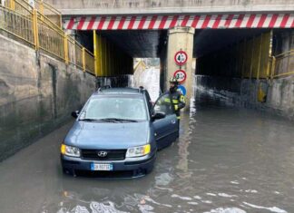 San Benedetto, maltempo e allagamenti: chiusi i sottopassi e alcuni tratti stradali