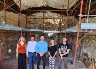 Rinasce l’antico splendore del Ninfeo di Cupra Marittima, lavori di restauro in corso