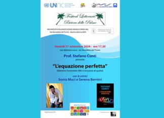 “L’equazione perfetta” del Prof. Stefano Conti al Festival Letterario Riviera delle Palme