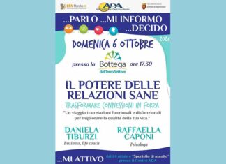 “Il Potere delle Relazioni Sane”, il 6 ottobre incontro con Raffaella Caponi e Daniela Tiburzi ad Ascoli