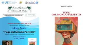“Fuga dal mondo perfetto”, il romanzo distopico di Adriano Zanatta al Festival Letterario Riviera delle Palme