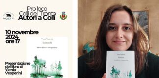 “Autori a Colli”, Ylenia Vesperini presenta il 10 novembre la sua raccolta poetica “Komorebi”