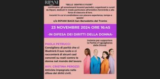 “In difesa dei diritti della donna”, proseguono gli incontri nello shop Ripani di San Benedetto