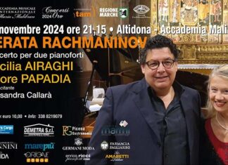 “Serata Rachmaninov” all’Accademia Malibran di Altidona, un imperdibile concerto per due pianoforti