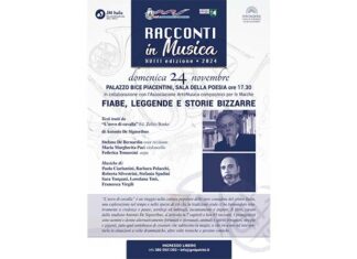Arpa, violoncello e voce per le fiabe di Antonio De Signoribus a Palazzo Piacentini