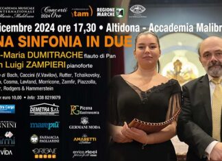 Concerti Oro, all’Accademia Malibran di Altidona “Una Sinfonia in Due” tra flauto di Pan e pianoforte