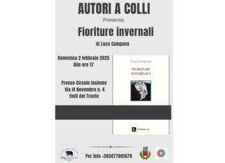 “Autori a Colli”, Luca Campana presenta il 2 febbraio la sua raccolta poetica “Fioriture invernali”