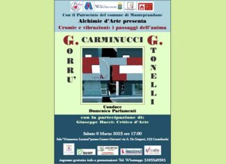 “Cromie e vibrazioni”: i paesaggi dell’anima di Carminucci, Orrù e Tonelli in mostra al GiovArti