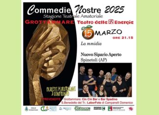 “Commedie Nostre” a Grottammare, la rassegna di teatro dialettale torna con “La mmidia”