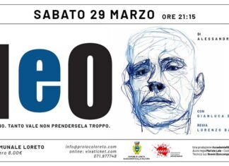 “Neo”, in scena al Teatro Comunale di Loreto lo spettacolo teatrale scritto da Alessandro Pertosa