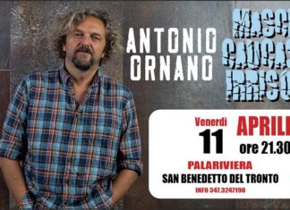 “Maschio caucasico irrisolto”, Antonio Ornano in scena al PalaRiviera di San Benedetto