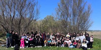 Istituto Capriotti, studenti in visita alla Riserva Sentina per conoscere il bacino fluviale