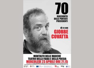 Giobbe Covatta in scena il 23 aprile al Teatro di Montalto delle Marche