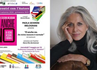 Incontri con l’autore, Paola Severini Melograni presenta “O anche no” all’Auditorium Tebaldini di San Benedetto