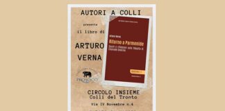 Autori a Colli, il professore Arturo Verna presenta il saggio “Ritorno a Parmenide”