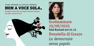 “Non a voce sola”, appuntamento con Donatella Di Cesare a Grottammare