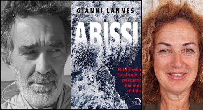 2025-06-24_Gianni Lannes, Antonella Roncarolo e la copertina di Abissi (1)
