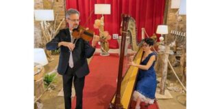 “Note al Tramonto”, suggestivo concerto con violino e arpa al Molo Sud di San Benedetto