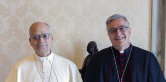 Mons.Gianpiero Palmieri ricevuto in udienza da Papa Leone XIV