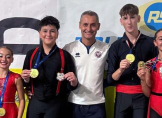 Pattinaggio artistico, tante medaglie per la Diavoli Verde Rosa ai Campionati Nazionali Aics di Misano