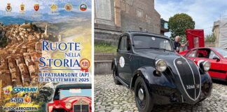 “Ruote nella Storia”, alla scoperta di Ripatransone con le auto d’epoca