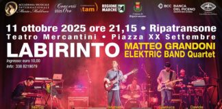 “Labirinto”, la Matteo Grandoni Elektric Band Quartet in concerto al Mercantini di Ripatransone