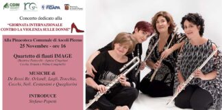 Giornata contro la violenza sulla donna, il Quartetto di flauti Image in concerto alla Pinacoteca di Ascoli