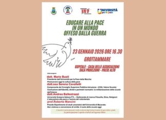 Educazione alla pace e ruolo della scuola, incontro all’Ospitale di Grottammare